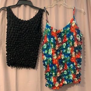 Black and Multi-Colored Stretchy Tank Bundle !